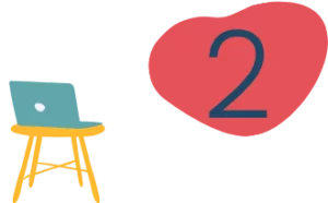 number 2 horizontal